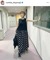 小柳ルミ子、ゴールドの衣装でかっこよすぎ反響　「なんて素敵」「スタイル良すぎ」「惚れ惚れする」