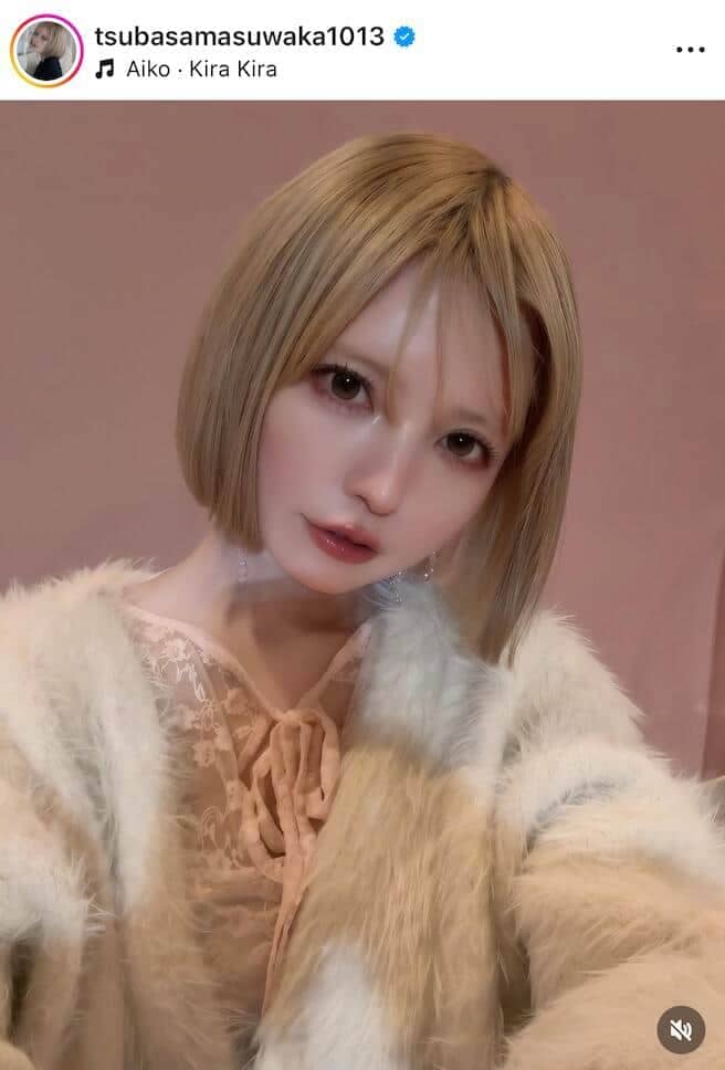 益若つばささんのインスタグラム(@tsubasamasuwaka1013)より
