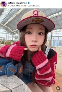 重盛さと美、黒髪イメチェンで「激カワ」ショット　「かわいすぎーーーーっ！」「ヤバい！黒髪も可愛い」