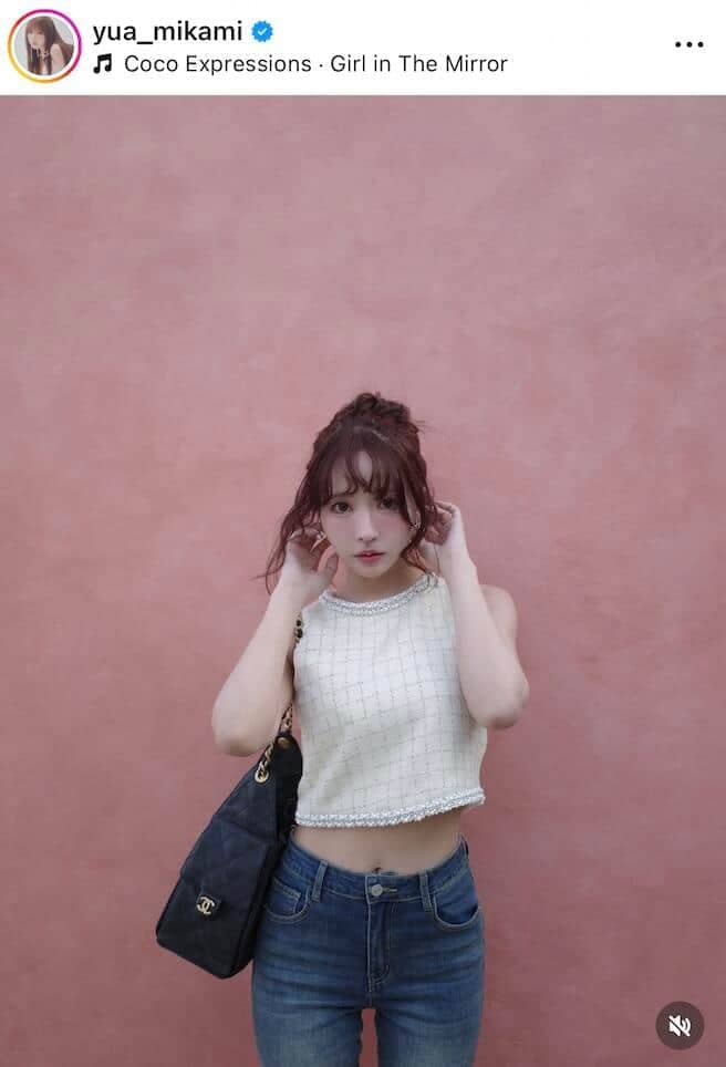 三上悠亜さんのインスタグラム(@yua_mikami)より