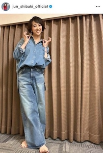 元宝塚・紫吹淳、金髪ショートに激変イメチェンがステキ大絶賛　すらり神スタイルで「カッコ良すぎ」