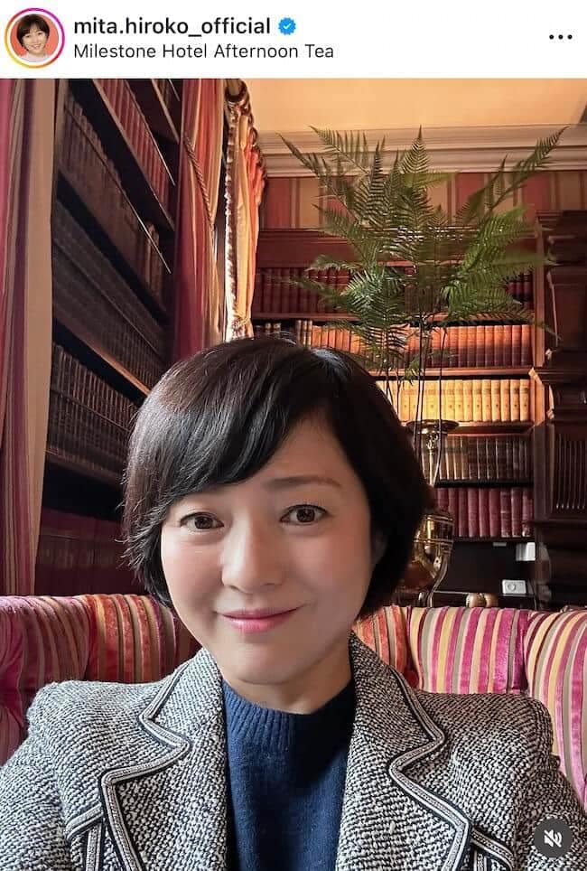三田寛子さんのインスタグラム(@mita.hiroko_official)より