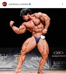 横川尚隆、ガチでエグい...鍛え上げたデカすぎ上半身にあ然　「マジでなにこれ」「どうなっとるんや」