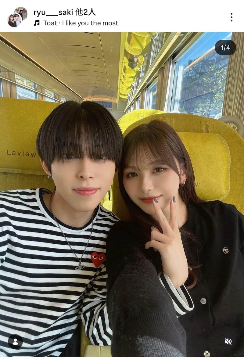 りゅうさきのインスタグラム(@ryu____saki)より