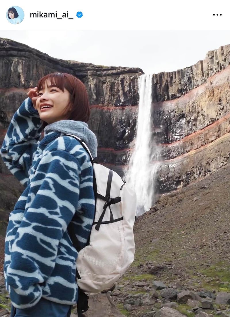 見上愛さんのインスタグラム（＠mikami_ai_）より