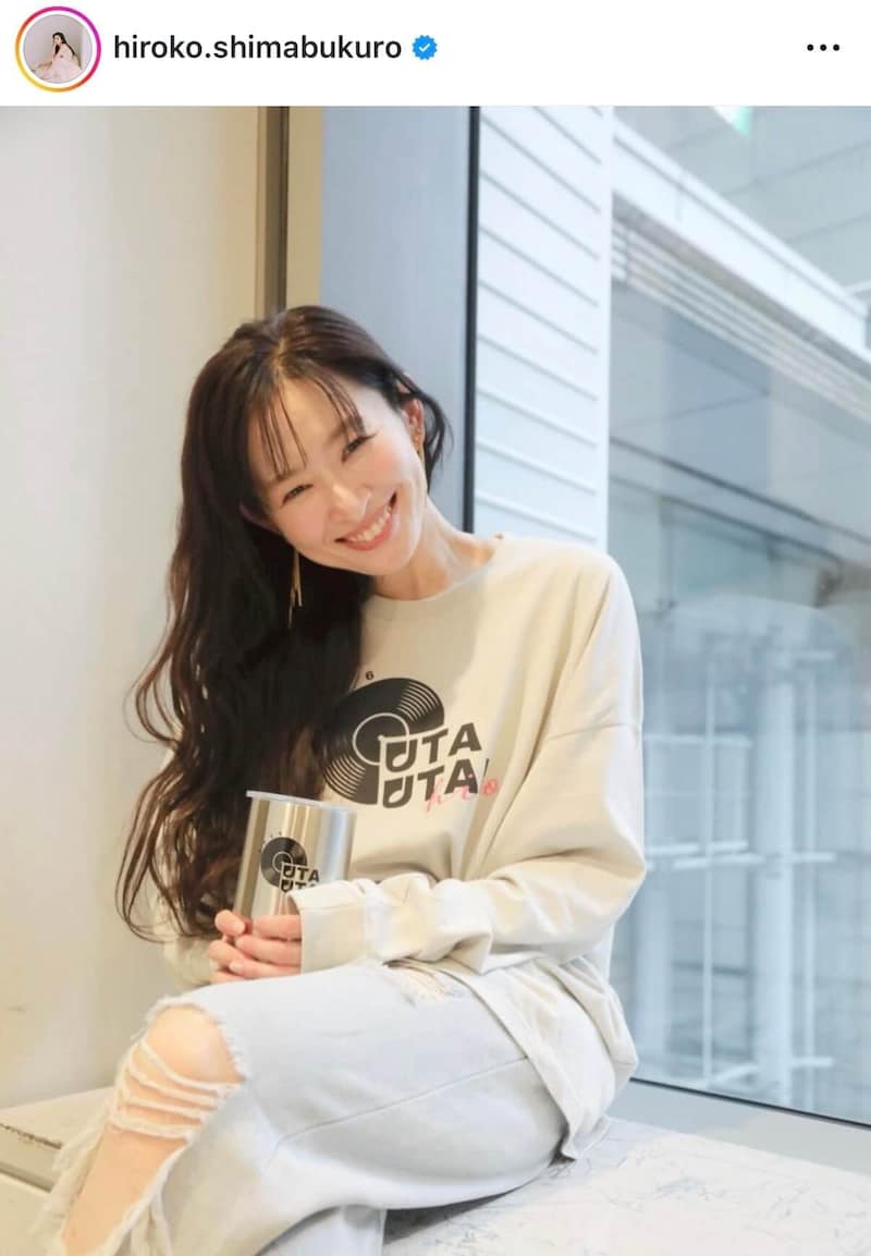 島袋寛子さんのインスタグラム（＠hiroko.shimabukuro）より
