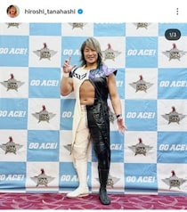 「新日本プロレス」棚橋弘至社長、胸、肩が分厚く激変　「現役よりもでっかい」「かわいらしくて好き」