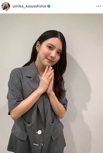 「知的でかわいいー」「眼鏡だと色気増してる」川島海荷のメガネ姿、大絶賛...「メガネ女子どうでしょうか？」