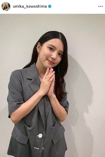 「知的でかわいいー」「眼鏡だと色気増してる」川島海荷のメガネ姿、大絶賛...「メガネ女子どうでしょうか？」