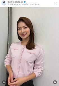テレ朝「報ステ」安藤萌々アナ、ミニスカなびかせゴルフ満喫　スコアは「ギリギリ80台」、「リフレッシュ出来たので100点！」