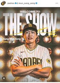 【パドレス】ソン・ソンムン、「感激のMLBデビュー！」...韓国29人目の大リーガー誕生に地元メディア歓喜