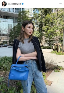 加藤あい、お気に入りアイテム使ったコーデに大絶賛　「変わらないね」「超々可愛い」「なんでそんなに綺麗なの？」