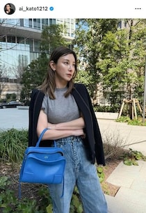 加藤あい、お気に入りアイテム使ったコーデに大絶賛　「変わらないね」「超々可愛い」「なんでそんなに綺麗なの？」