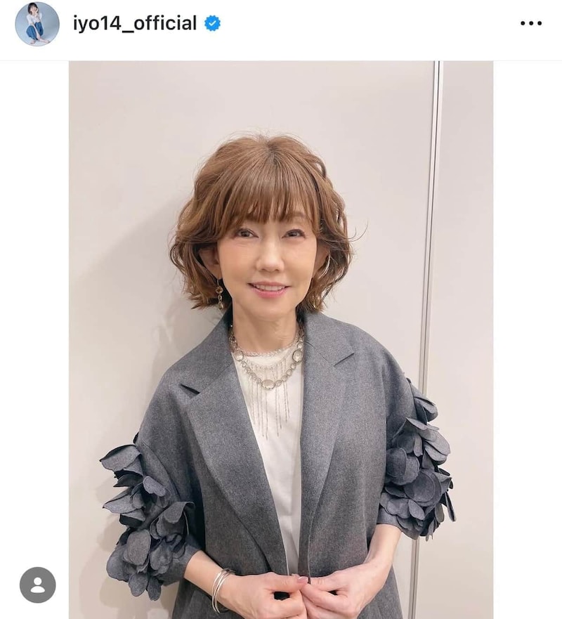 松本伊代さんのインスタグラム（＠iyo14_official）より