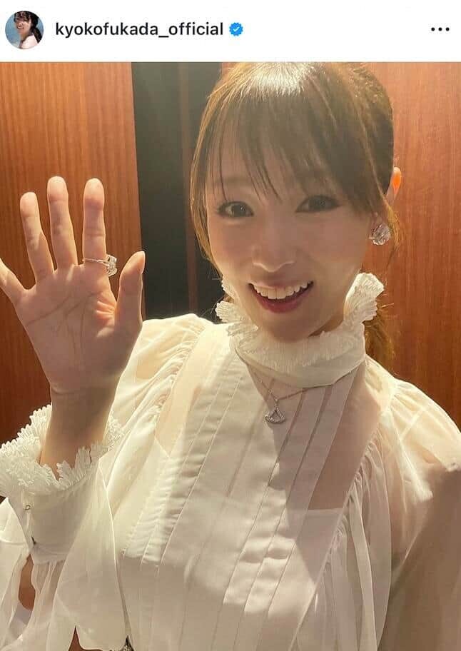深田恭子さんのインスタグラム(@kyokofukada_official)より