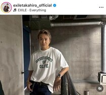 EXILE・TAKAHIRO、Tシャツからタトゥーちら見えショット　「かっこいいーー！」「かっこ良すぎる横顔に滅」