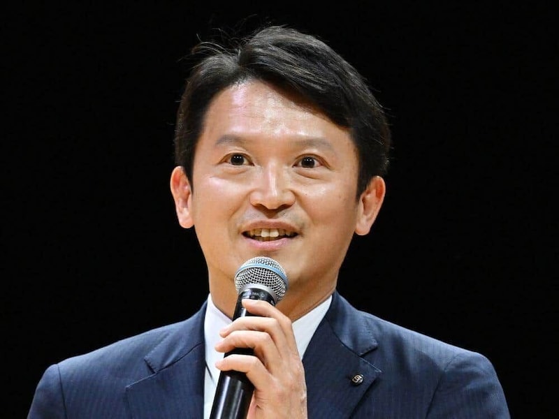 斎藤元彦知事、2025年4月撮影(写真:松尾/アフロスポーツ)