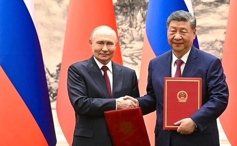 ウラジーミル・プーチン大統領と習近平国家主席(ロシア大統領府ウェブサイトより)