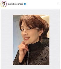 吉瀬美智子、前髪つくって＆カジュアルなゆるコーデでも変わらぬ透明感　「美しすぎます」「かわいい～！！」