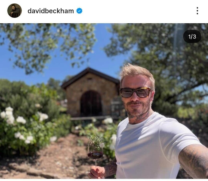 デビッド・ベッカムさんのインスタグラム（＠davidbeckham）より