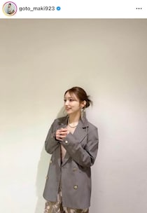 後藤真希、さわやか透け感ワンピ着こなして色気ダダ漏れ　「エレガントで美し過ぎ」「いつ見ても綺麗」