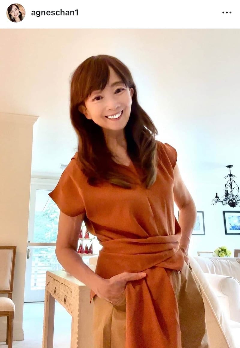 アグネス・チャンさんのインスタグラム（＠agneschan1）より