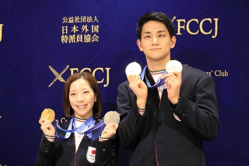 「りくりゅう」三浦璃来さんと木原龍一さん(2026年2月25日撮影)