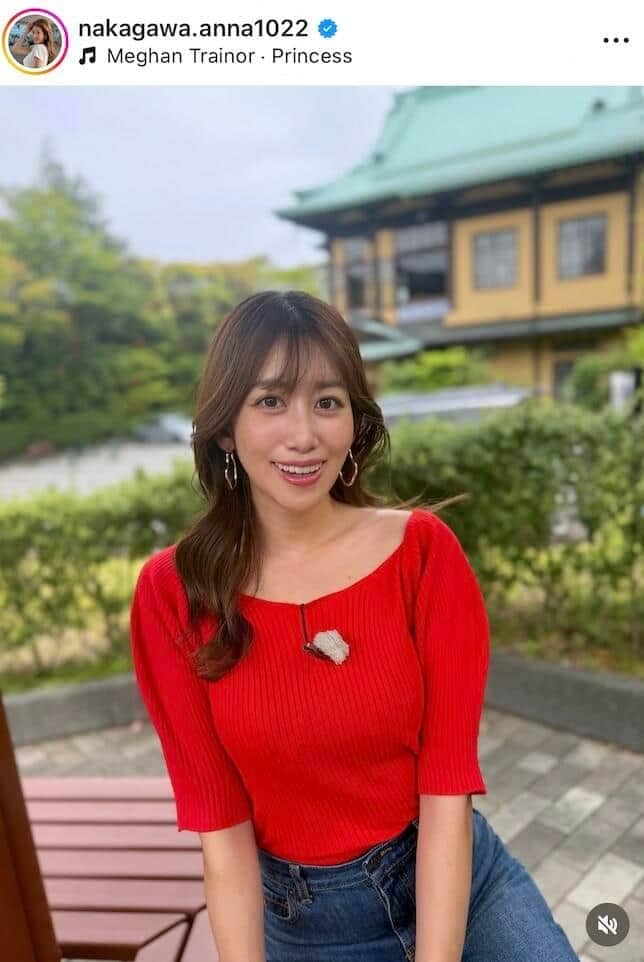 中川安奈さんのインスタグラム（＠nakagawa.anna1022）より