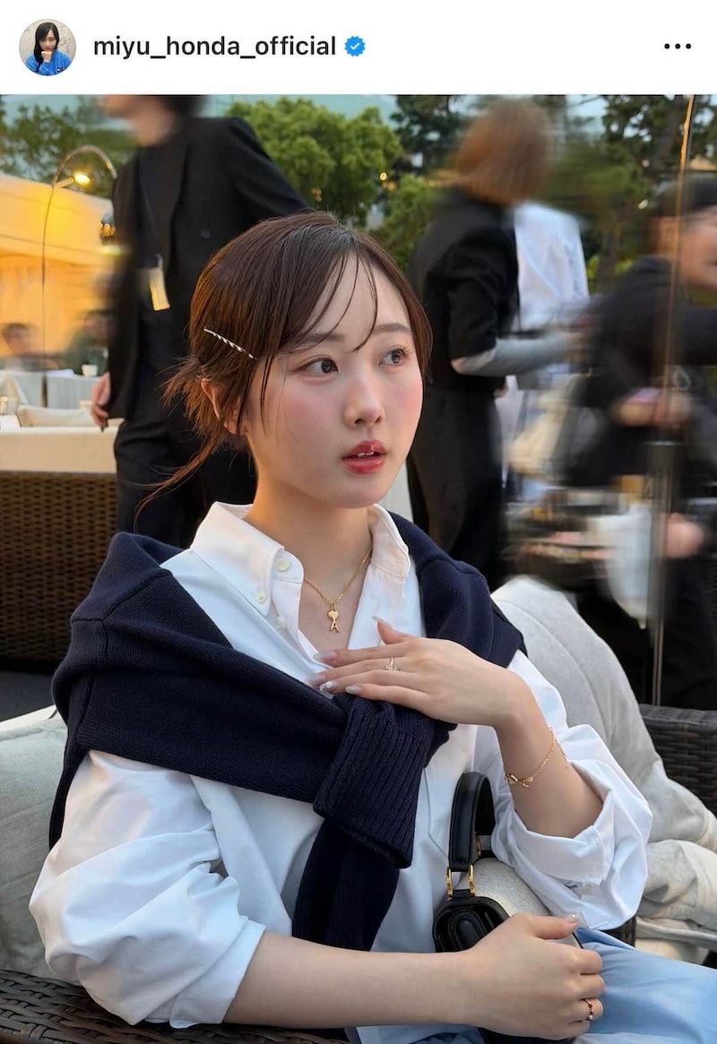 本田望結さんのインスタグラム(@miyu_honda_official)より