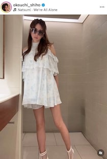 大河内志保、自撮りのアップショットに反響　変わらぬ美しさにため息...「綺麗過ぎます」「女神さま」