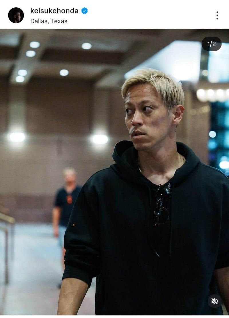 本田圭佑さんのインスタグラム(@keisukehonda)より