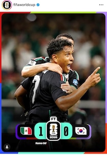 【サッカーW杯】地元メキシコに「寛大」判定？　0－1敗退で韓国メディア不満爆発、「イ・ガンインへの顔面打撃も無視」