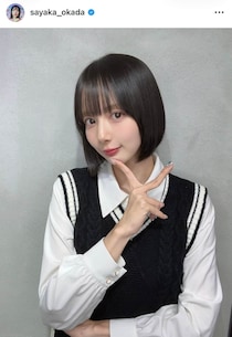 「役満ボディー」岡田紗佳、ノースリオールインワン姿ですらり神スタイル炸裂　「とても綺麗」「可愛さ神級」