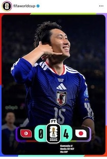 【サッカーW杯】米メディアSNS画像が波紋、日本＆チュニジアへの「一線を越えた侮辱」海外ファン怒り