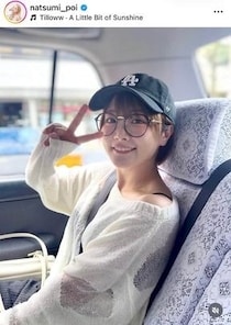 美女プロレスラー・なつぽい、白地に赤い花の浴衣姿で「めっちゃ可愛い」　リング上とのギャップにドキっ