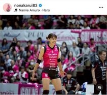 女子バレー野中瑠衣、ミニ丈のドレス姿で美貌にドキっ　「モデルさんかと」「美人すぎ」ユニ姿と雰囲気変わって