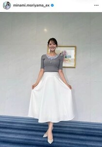 テレ朝・森山みなみアナ、色気ダダ漏れ黒キャミ姿でミラノ旅　「大人かわいい」「最上級に可愛いすぎ」「女神だ」