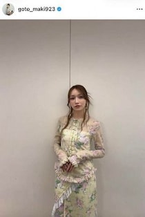 後藤真希40歳、ヘソ出しコーデで「激カワ」ドキっ　「可愛すぎ～」「ビジュ強すぎる」「女神すぎる」悶絶