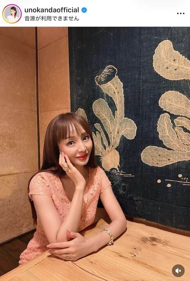 神田うのさんのインスタグラム（＠unokandaofficial）より