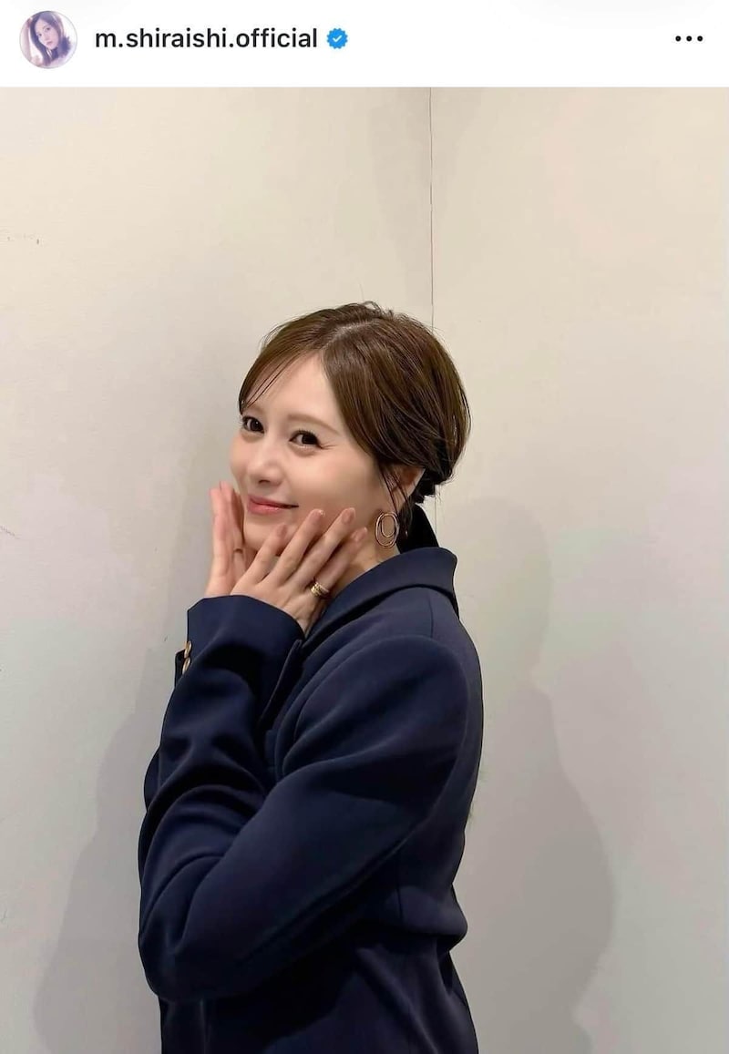 白石麻衣さんのインスタグラム（＠m.shiraishi.official）より