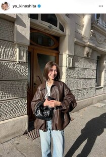 サッカー日本代表・佐野海舟との結婚公表で話題...木下桜、ノースリコーデ＆髪まとめる仕草に「最強にかわいい」