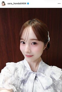 本田紗来、ピンクのノースリワンピ×猫耳で「激カワ」ドキっ　「大学のお友達とディズニー行ってきました」