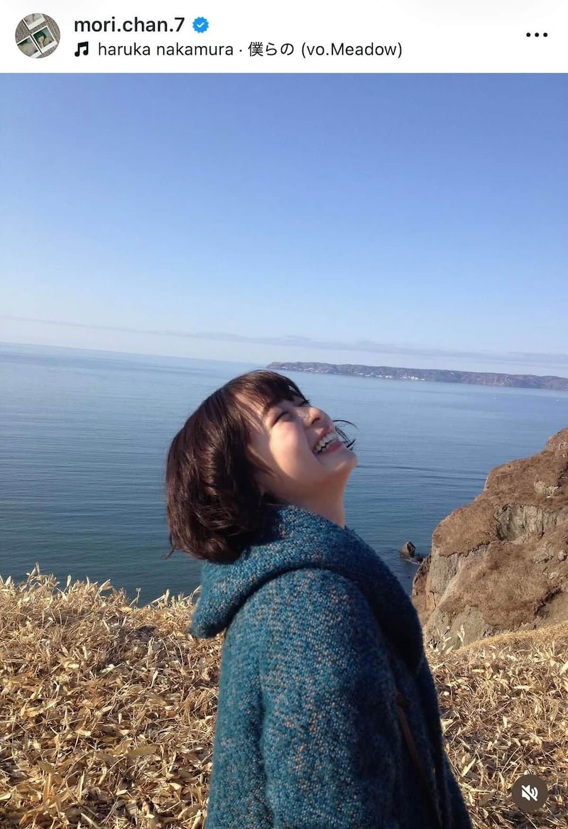 森七菜さんのインスタグラム（＠mori.chan.7）より
