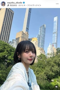 「役満ボディー」岡田紗佳、透け感ワンピ×デニムでかわいさ限界突破　「お綺麗」「一段と美しく」「世界一可愛い」