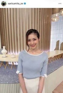 テレ朝・住田紗里アナ、膝上ミニ丈ゴルフウェアで神スタイル炸裂　「可愛い」「スタイル抜群」「美しすぎます」