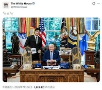 トランプ米大統領＆大谷翔平選手のツーショット写真が波紋　「平和を願うなら拒否すべき」「当然の仕事だ」