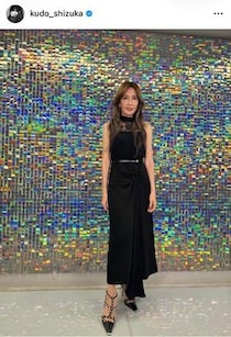 工藤静香、私服ハーフパンツ＆アミブーツでかっこよすぎ神スタイル炸裂　「お洒落すぎ」「いつも美しくて素敵」