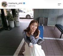 稲村亜美、元ソフト日本代表美女とプロ野球オールスター観戦2ショット　「ピカチュウも可愛かった～」