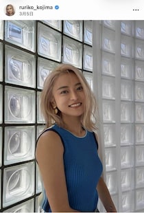 小島瑠璃子、肩出しノースリ＆ピンクヘアで衝撃のかわいさ　「かっっわいい～～～！！」「とてもお似合いです」