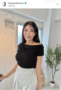美人気象予報士・穂川果音、肩出しタンクトップ×レギンスで「久しぶりにランニング」　すらり神スタイル炸裂